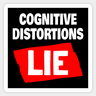 Cognitive Distortions Lie Sticker